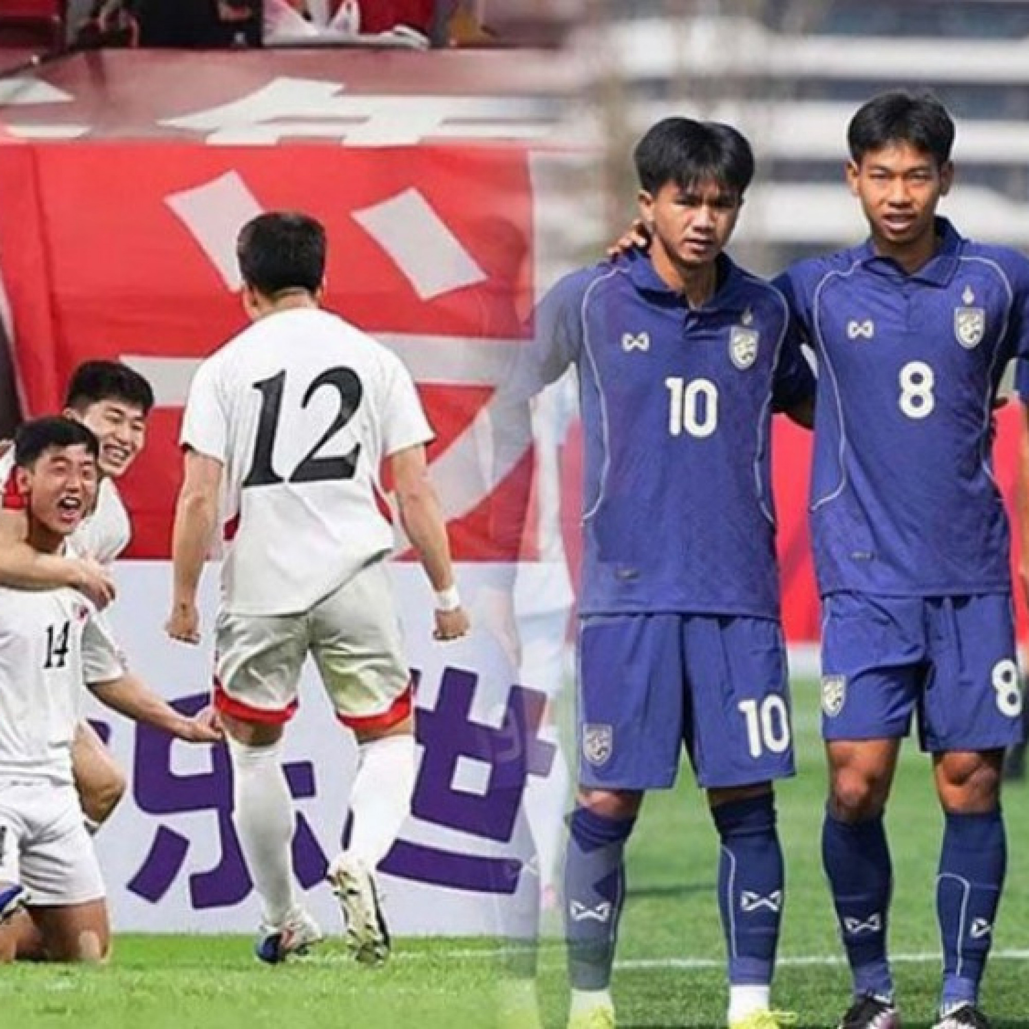  - Trực tiếp bóng đá U23 Triều Tiên - U23 Thái Lan: Triều Tiên mở tỉ số (CFA Team China)