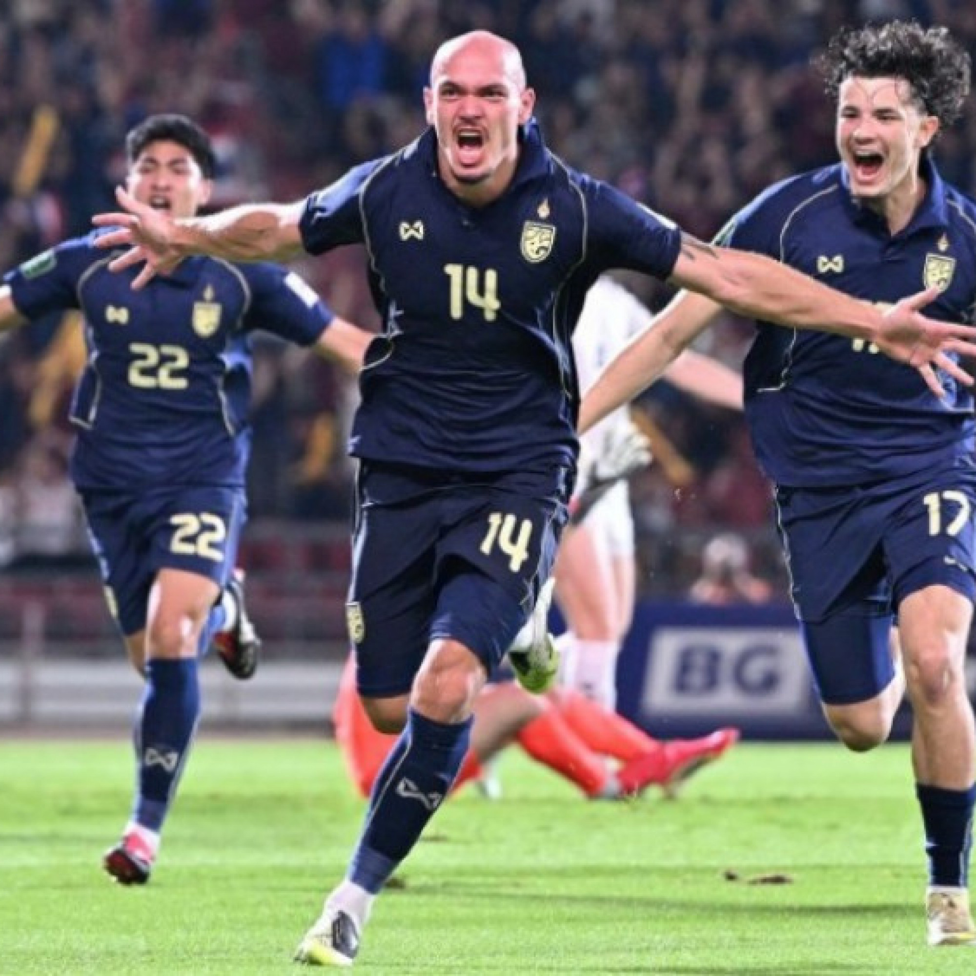  - Video bóng đá Thái Lan - Turkmenistan: Bật tung cảm xúc phút 89, "vé vàng" xứng đáng (Vòng loại Asian Cup)