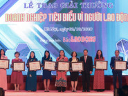 Yến sào Khánh Hòa được vinh danh “Doanh nghiệp tiêu biểu vì Người lao động năm 2019”