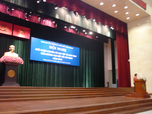 TP.Hồ Chí Minh: Hội nghị Giới thiệu chuyên đề Học tập và làm theo tấm gương đạo đức Hồ Chí Minh – năm 2013 - 3