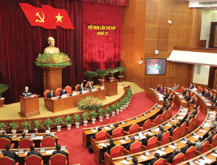 Khai mạc Hội nghị lần thứ bảy Ban Chấp hành Trung ương Đảng khóa XI - 1