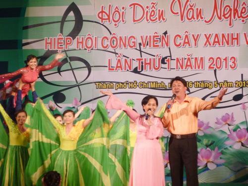 Hội diễn VNQC Hiệp hội Công viên Cây xanh Việt Nam, lần I, năm 2013:  Bay cao Tiếng hát Công nhân cây xanh - 6