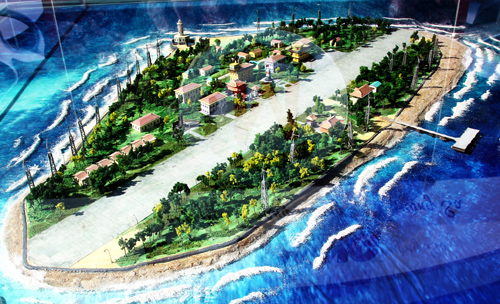 Nha Trang: Viện Hải Dương Học tiếp nhận mô hình đảo Trường Sa Lớn - 4