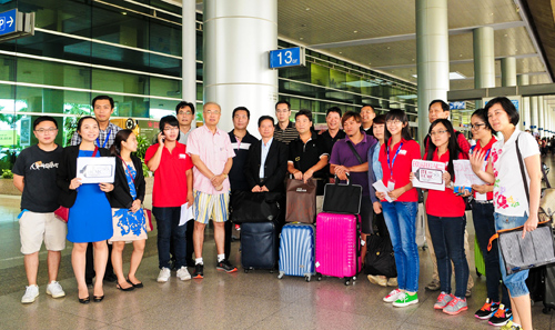 Tân Sơn Nhất đón khách quốc tế tham dự ITE HCMC 2014 - 4