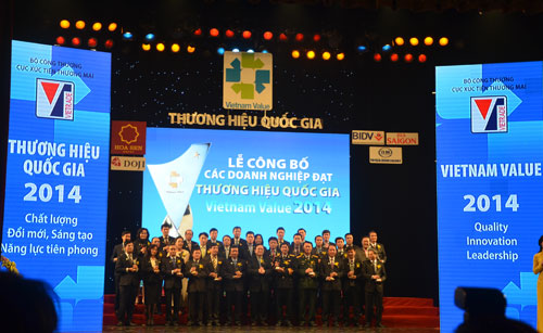 Tổng Công ty Tín Nghĩa đạt giải thưởng Thương hiệu Quốc gia năm 2014 - 2