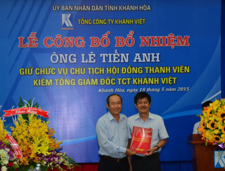 Khánh Hòa: Tổng Công ty Khánh Việt bổ nhiệm Chủ tịch Hội đồng Thành viên kiêm Tổng Giám đốc - 1