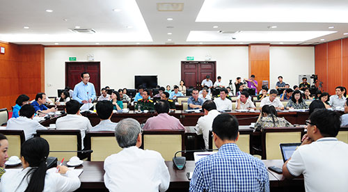 Họp báo công tác chuẩn bị Đại hội Đảng bộ TPHCM  lần thứ X, nhiệm kỳ 2015-2020 - 3
