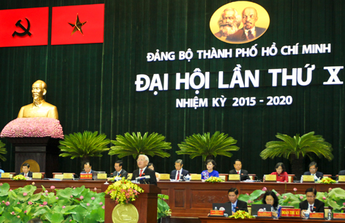 Long trọng Lễ khai mạc Đại hội đại biểu Đảng bộ TP.Hồ Chí Minh lần thứ X - 3