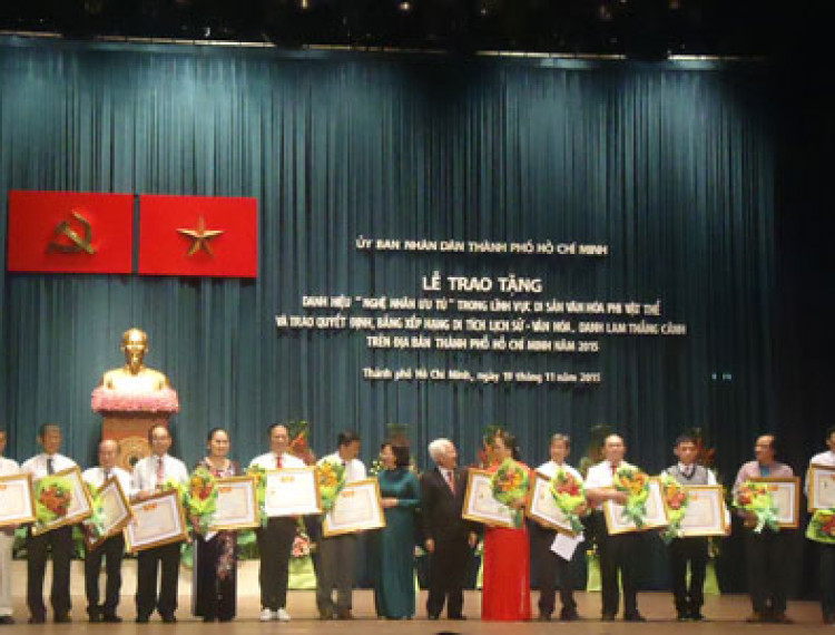 Thành Phố Hồ Chí Minh: 16 Nghệ nhân ưu tú và 10 Di tích lịch sử được tôn vinh - 1