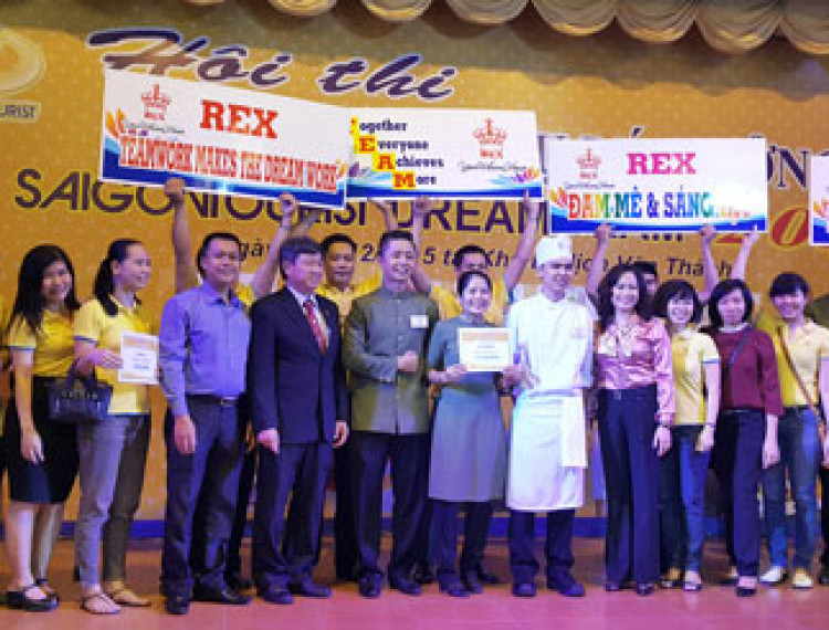 HỘI THI “ĐỘI PHỤC VỤ LÝ TƯỞNG SAIGONTOURIST 2015” Saigontourist Dream Team 2015 - 1