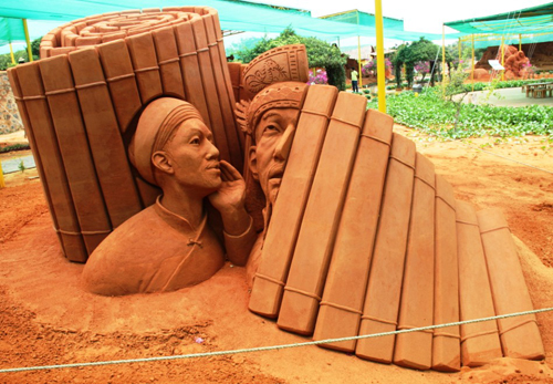 Công viên tượng cát Phan Thiết có thêm nhiều tác phẩm mới - 5