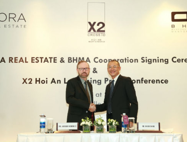 Lễ ký kết hợp đồng quản lý giữa tập đoàn BHMA và Ixora cho khách sạn X2 Eco-Resort Hội An - 1