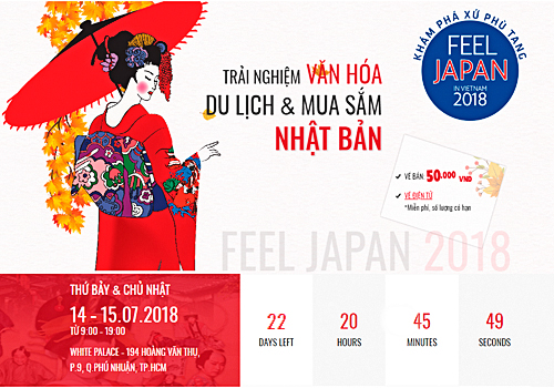 TPHCM sắp diễn ra Lễ hội văn hóa Nhật Bản - FEEL JAPAN IN VIETNAM 2018 - 1