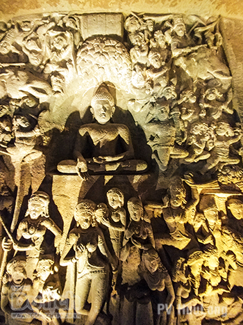 Long trọng Lễ đón tiếp phái đoàn Quốc tế Phật giáo về tham quan  di tích Chùa núi Ajanta Caves - 6