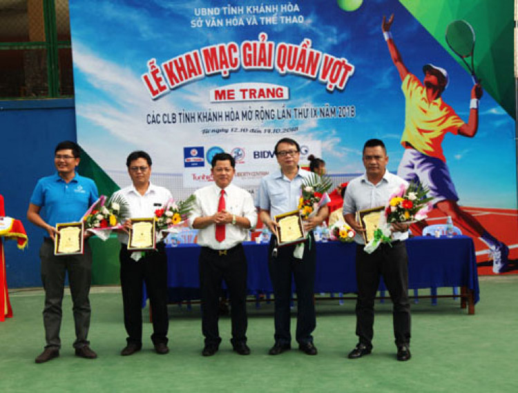 Giải quần vợt các CLB tỉnh Khánh Hòa mở rộng cup Mê Trang Lần thứ IX năm 2018 - 1