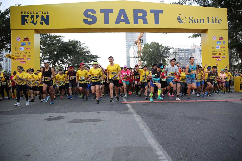 3.000 người tham gia đường chạy khởi đầu một năm mới tỏa sáng Sun Life Vietnam - Resolution Run 2019 - 2