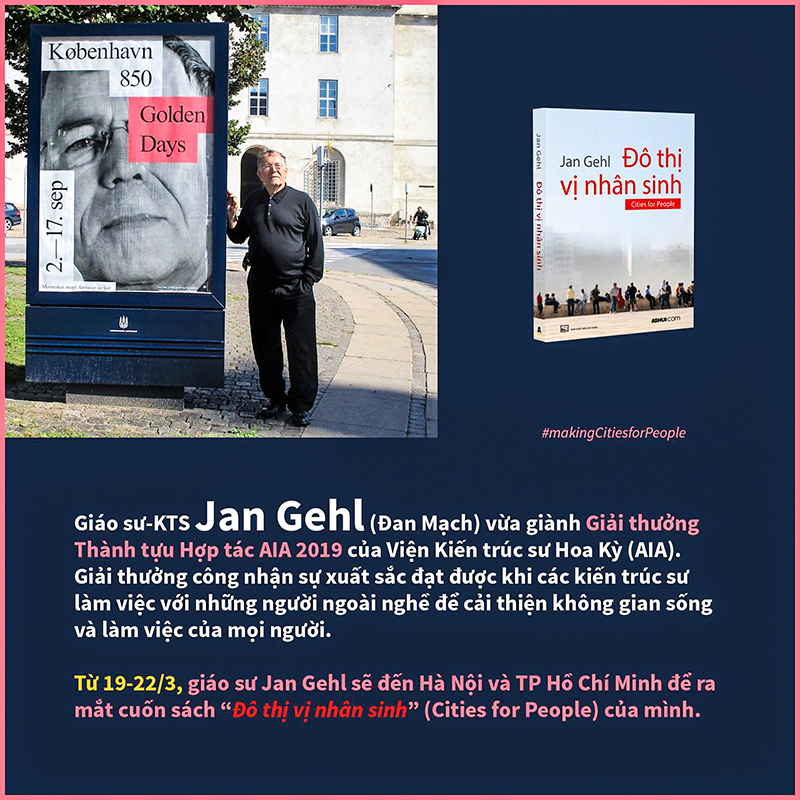 Ra mắt sách “Đô thị vị nhân sinh” của Giáo sư Jan Gehl - 1