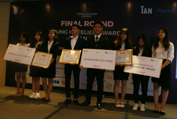 3 thí sinh Việt Nam giành giải nhất cuộc thi Young Hotelier Awards Asean 2019 - 4