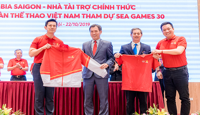 Bia Saigon đồng hành cùng Đoàn thể thao Việt Nam tại SEA Games 30 - 2