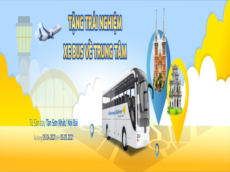 Vietravel Airlines tặng trải nghiệm xe buýt về trung tâm TP.Hà Nội và TP.HCM - 1