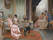 Những nếp lụa là trong tranh của bậc thầy 