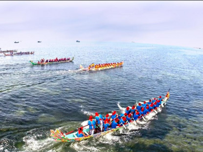 Lễ hội - Gần 200 năm lễ hội đua thuyền Lý Sơn, hôm nay là di sản quốc gia