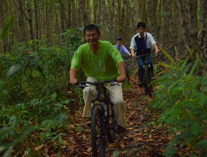 Điểm đến - Biker 'xịn' phải thử ngay đạp xe địa hình trong rừng Vàm Sát