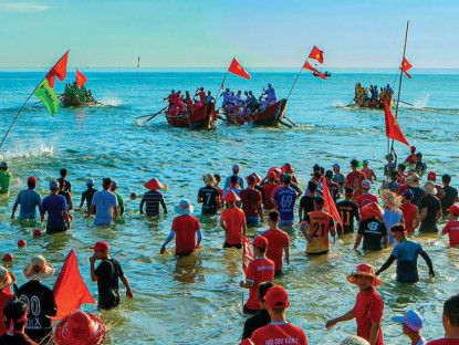 Lễ hội - Lễ hội đua ghe trên biển