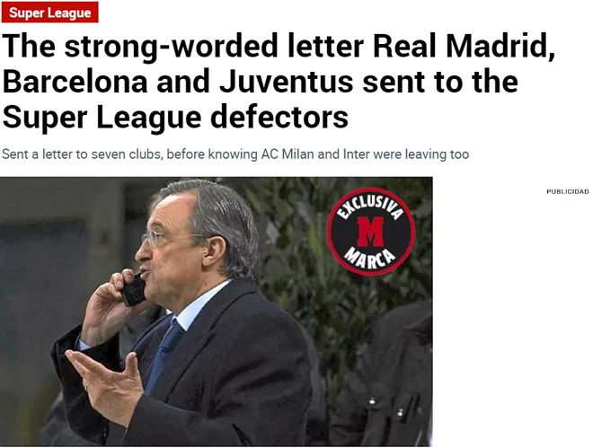 Real-Barca-Juventus quyết lập Super League, gửi thư đe dọa 7 &#34;kẻ bỏ chạy&#34; - 2