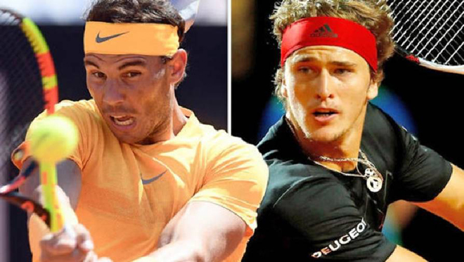 Bảng xếp hạng tennis 10/5: Zverev thăng hoa, Nadal nhận &#34;đòn đau&#34; - 1