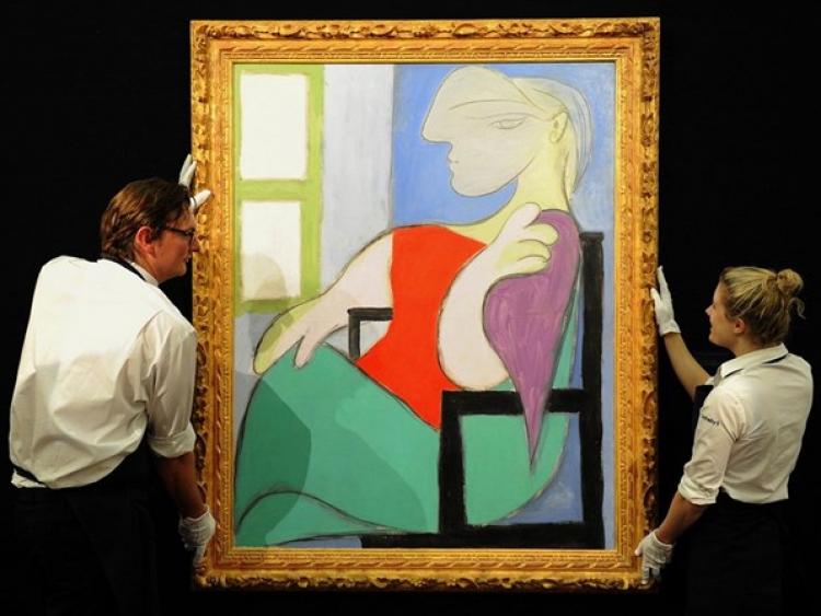 Tranh vẽ “Nàng thơ“ của Picasso được bán với giá 103 triệu USD