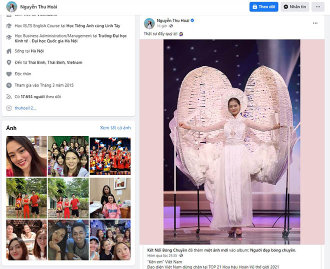 Ngỡ ngàng hot girl bóng chuyền Thu Hoài diện “Kén em” thi Hoa hậu Thế giới - 1