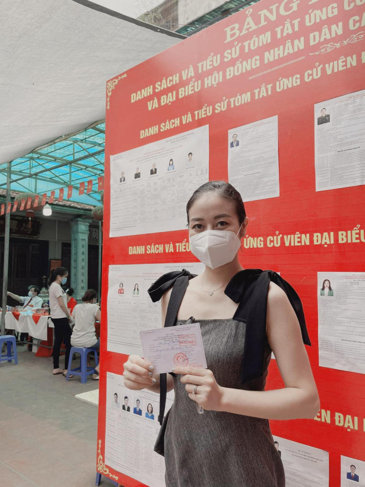 Dàn nghệ sỹ, sao Việt hào hứng trong ngày bầu cử