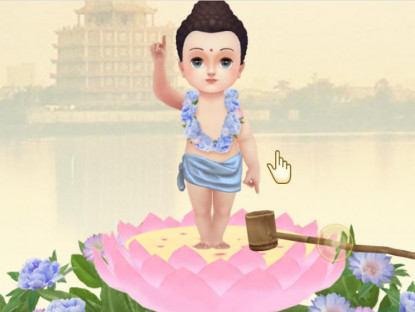 Lễ hội - Ở nhà tắm Phật online