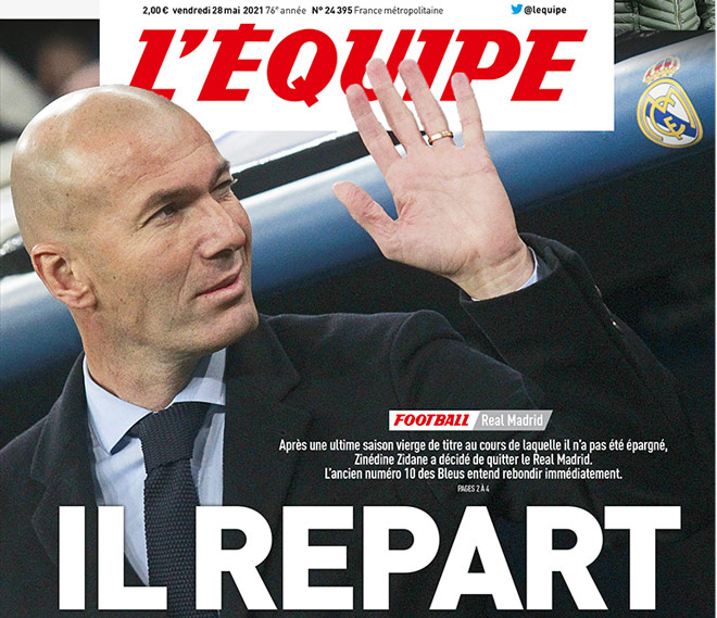 Báo Pháp hé lộ động thái mới nhất của Zidane, rời Real vì lý do này - 2