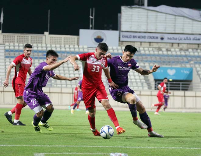 Hình ảnh hiếm trận ĐT Việt Nam - ĐT Jordan đá giao hữu kín ở UAE - 5