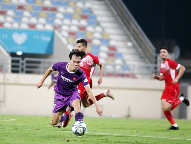Hình ảnh hiếm trận ĐT Việt Nam - ĐT Jordan đá giao hữu kín ở UAE - 6