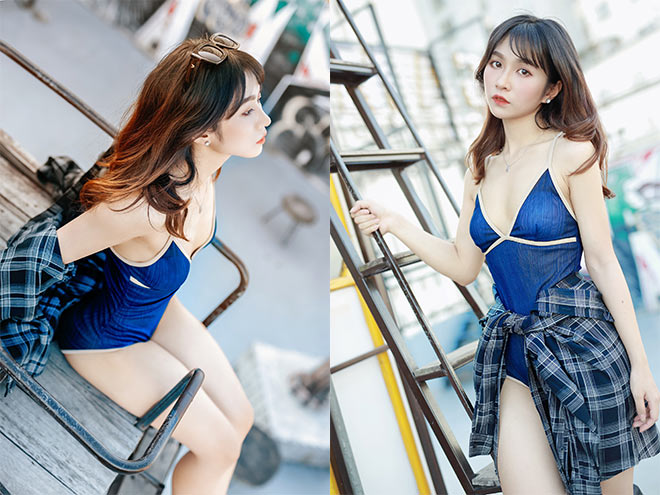 Hot girl fan Chelsea Minh Châu tung ảnh bikini mừng ngôi vô địch Cúp C1 - 3