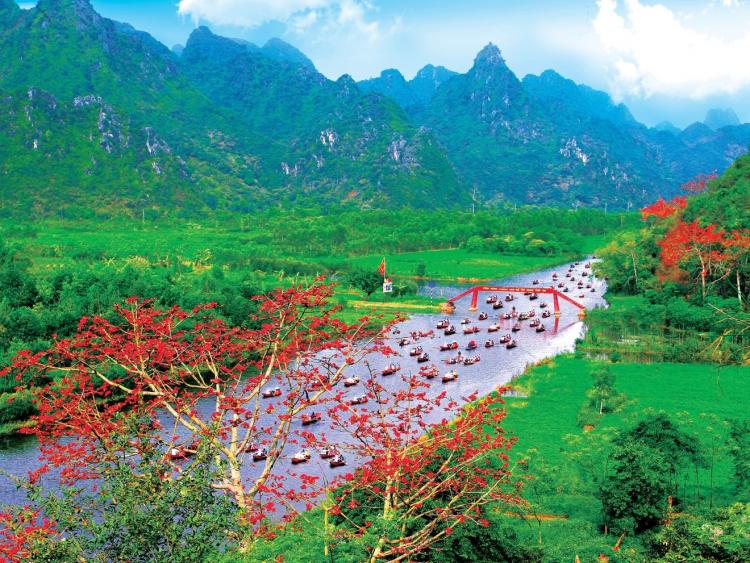 Mỹ Đức miền đất Phật an lạc, bốn mùa hoa khoe sắc