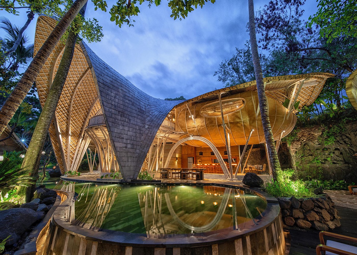 Khu nghỉ dưỡng toàn gỗ ở Bali - 1
