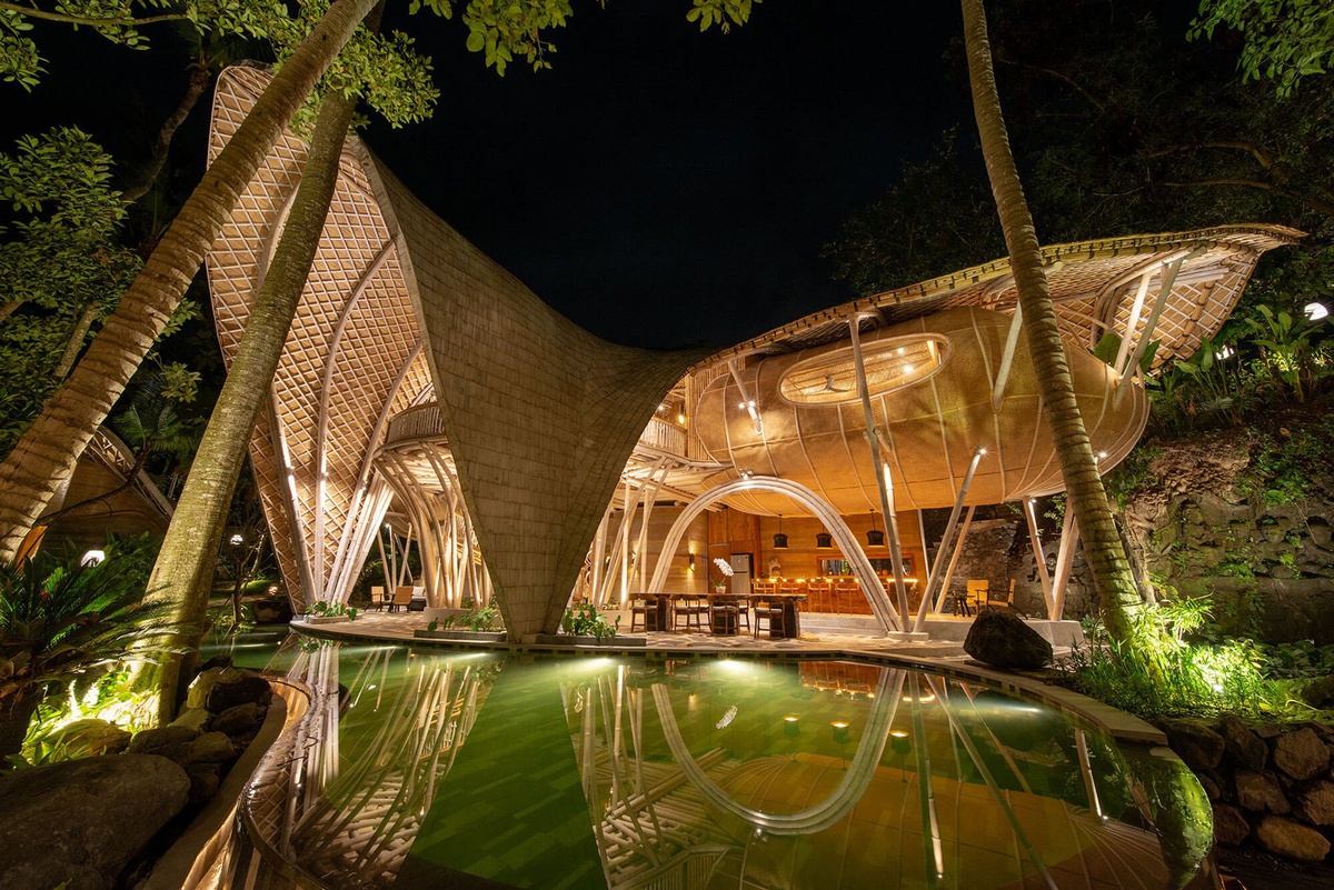 Khu nghỉ dưỡng toàn gỗ ở Bali - 7