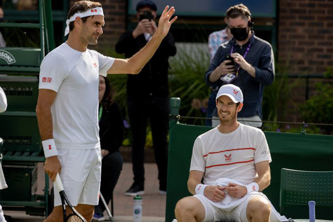 Federer đấu tập cùng Murray, Djokovic tự tin vô địch Wimbledon 2021 - 1