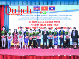 “Nhóm bạn học tập” giúp sinh viên Lào, Campuchia thành thạo tiếng Việt