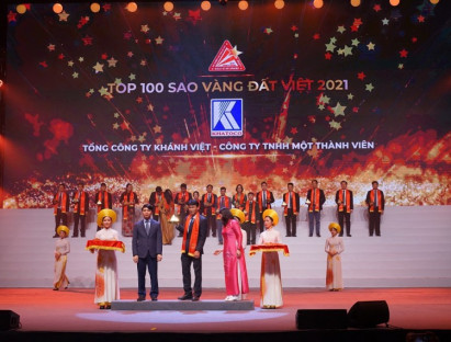 Chuyển động - Tổng Công ty Khánh Việt đạt top 100 Sao Vàng Đất Việt 2021
