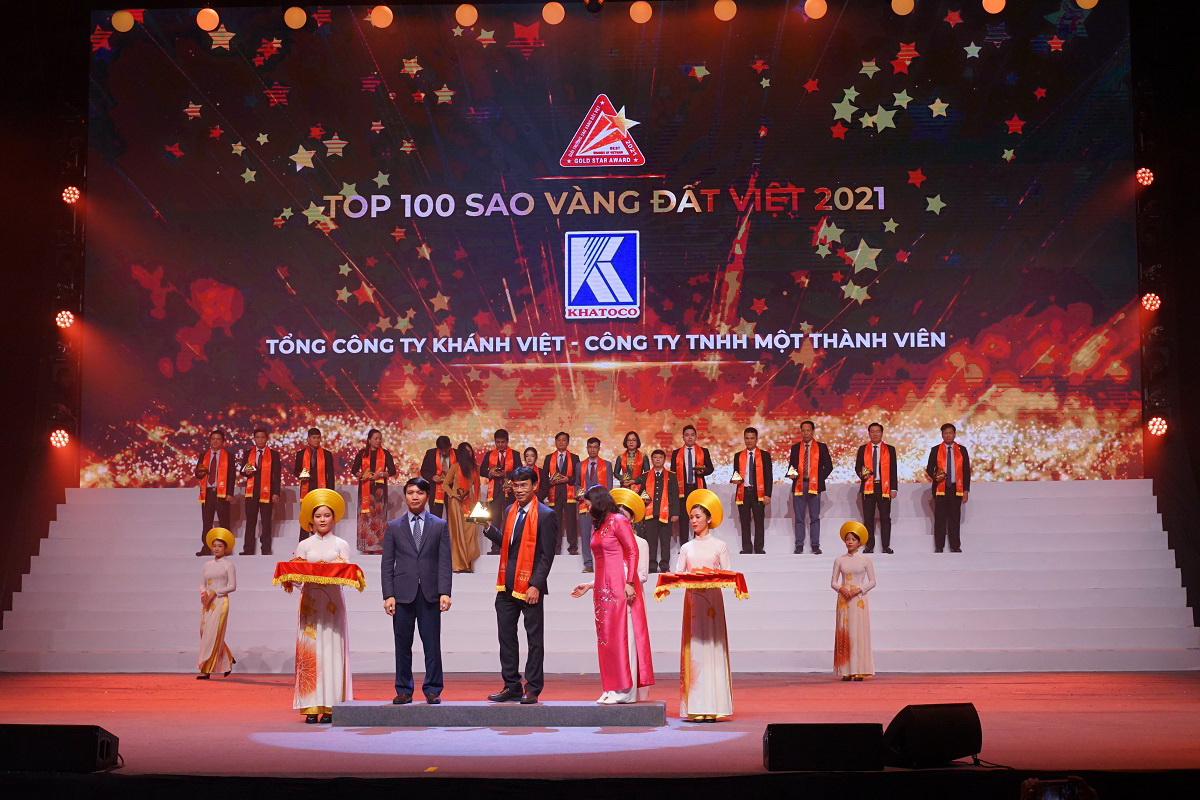 Tổng Công ty Khánh Việt đạt top 100 Sao Vàng Đất Việt 2021 - 1