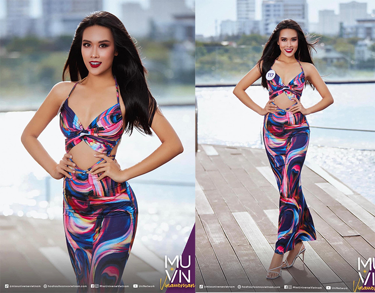Hot girl Kim Vui thân hình “đồng hồ cát”, giảm 11kg để thi Hoa hậu hoàn vũ - 1