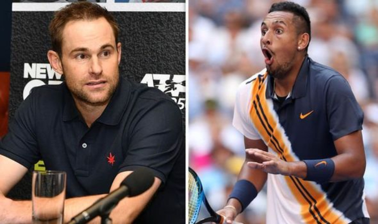 &#34;Trai hư&#34; Kyrgios mắng trọng tài, đập vợt: Huyền thoại Roddick vừa khen vừa chê - 1