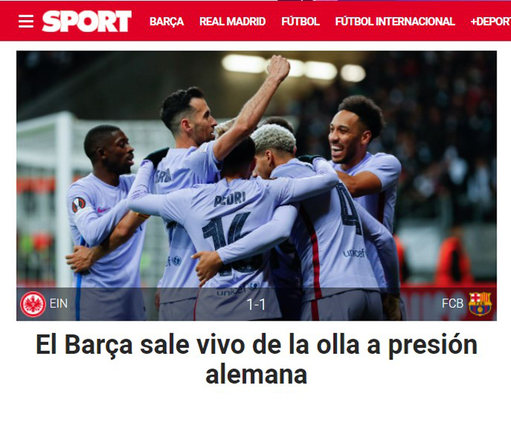 Báo chí TBN ví Barcelona như &#34;từ cõi chết trở về&#34;, vẫn nể phục đẳng cấp - 1