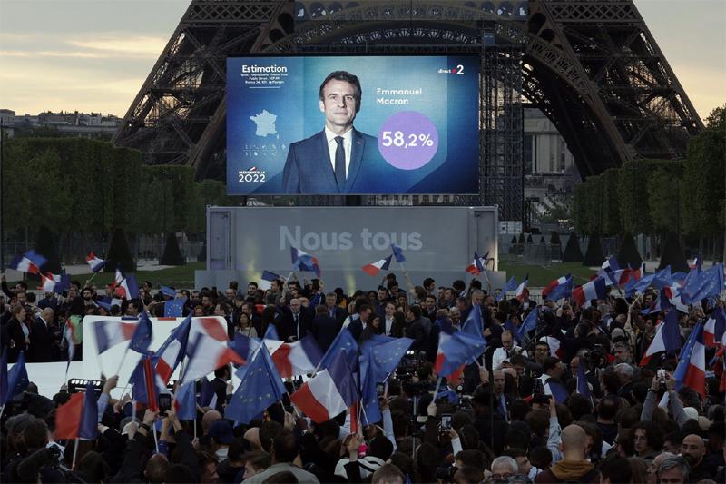 Tổng thống Pháp Emmanuel Macron tái đắc cử nhiệm kỳ 2 - 2
