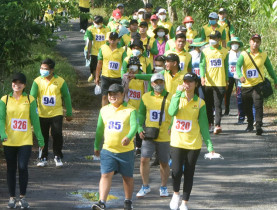 Hơn 400 người đi bộ và trải nghiệm xuyên rừng U Minh trong 2 ngày nghỉ lễ